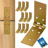 KOTARBAU Kistenband 10 stuks opgerolde tafelband meubelscharnieren meubelband verzinkt deurband scharnieren deur band kratelscharnieren 150 x 35 mm
