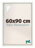 yd, Cadre photo 60x90 cm Blanc Mat - Cadre pour toile - MDF Lyon