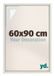 yd, Cadre photo 60x90 cm Blanc Mat - Cadre pour toile - MDF Lyon