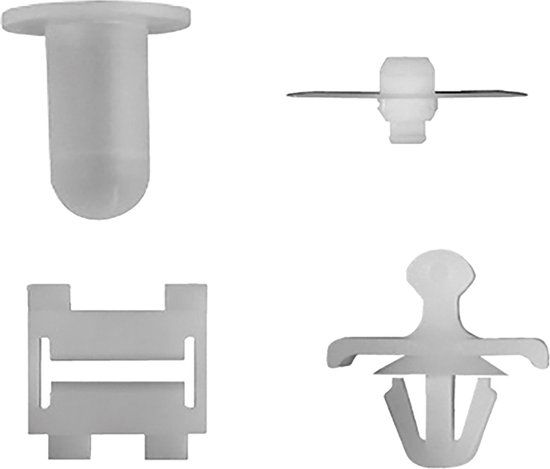 BGS 9043 | Assortiment bevestigingsclips voor Mercedes-Benz - 270 delig