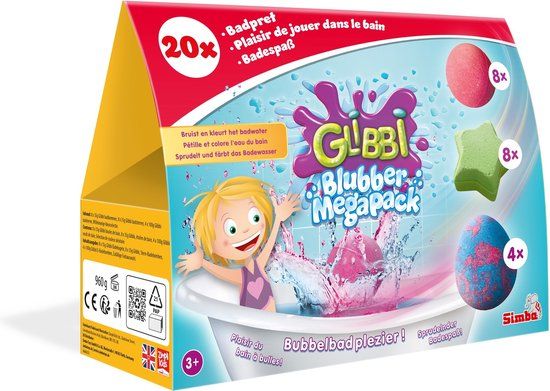 Zimpli Kids Glibbi Blubber Mega Pack - Zimpli Kids - Badspeelgoed - Groen/Blauw/Rood