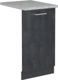 Vicco R-Line Vaatwasserfrontpaneel – 45 cm, WB Marmer Zwart beton