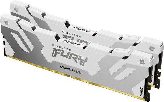 Kingston Technology FURY 32GB 8000MT/s DDR5 CL38 DIMM (set van 2) Renegade White XMP