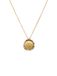 SINGULARU - Medaillonketting - Stalen ketting met 18Kt vergulde afwerking - Verstelbare lange medaillonketting - Sieraden voor vrouwen