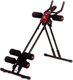 5mins Shaper Bullboat UK Limited 5mins Shaper Ab Trainer Buikspier apparaat Full Body Fitness apparaat Buik Core trainer Buikspierbank verstelbaar inklapbaar - 5 Minute Hometrainer voor thuis, buikspieren, billen, armen, benen, taille