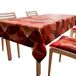 PETTI Artigiani Italiani - Tafelkleed, keukentafelkleed, katoen, motief harten, beige, 6-zits (140 x 180 cm), 100% Made in Italy