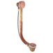 Salenzi Giro messing badafvoer geborsteld koper - 38.5 cm