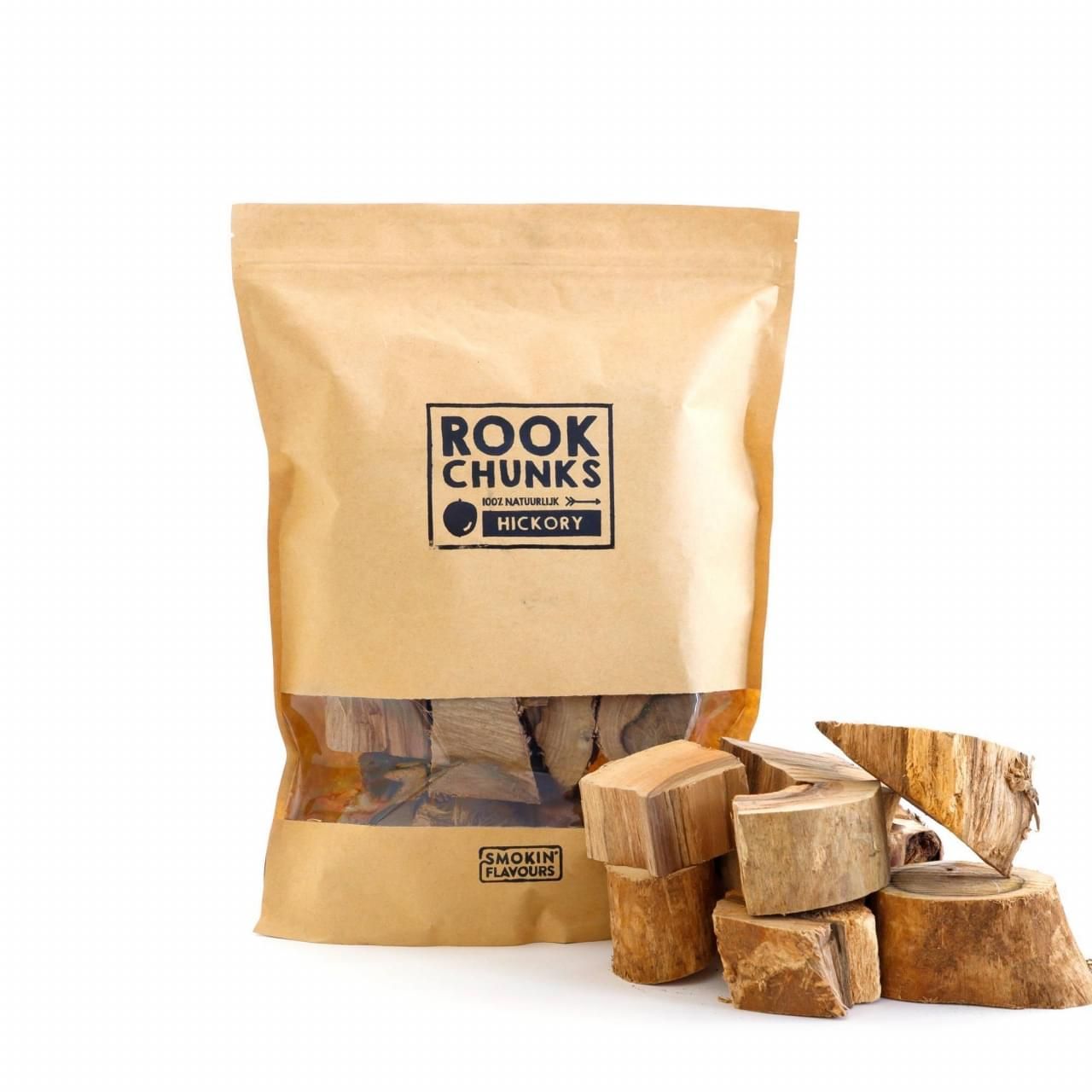 Smokin' Flavours rookchunks 1,5 KG hickory