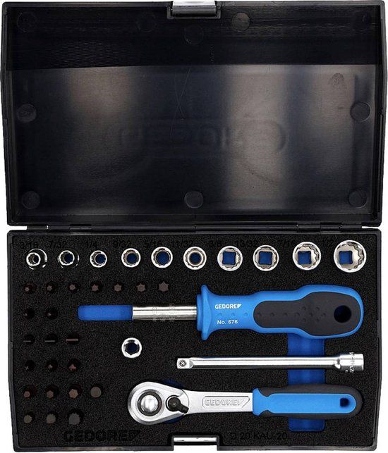 Gedore Dopsleutelset 1/4 inch 37-delig - 2010348
