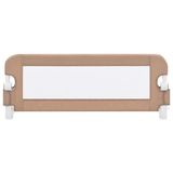 vidaXL Bedhekje peuter 102x42 cm polyester taupe