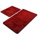 Badmatset, 2-delig, rood
