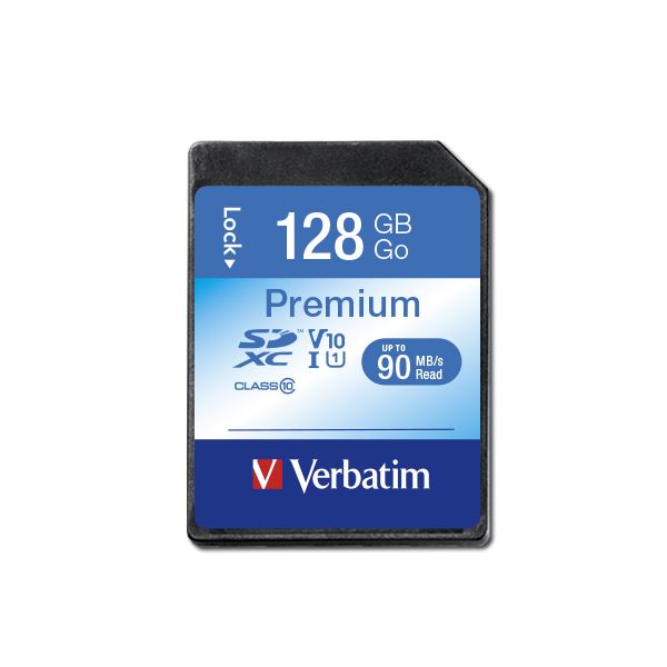 Verbatim Premium 128GB SDXC Class 10 Memory Card