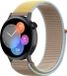 Strap-it Huawei Nylon bandje Camel Geschikt voor Huawei GT 3 42mm / GT 3 Pro 43mm / GT 2 42mm