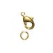 Rayher Karabijnsluiting m. ring, 18,5mm, SB-Btl 1 stuks, goud