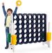 Jeu de "Quatre en ligne" avec 42 pions jumbo, dimensions : 104 cm, couleur : bleu marine
