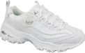 Skechers D'Lites - Fresh Start 11931-WSL Dames Sneakers Wit Leer Rubber Maat 39.5