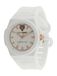 Plein Sport Laserstrike Quartz Analoog Horloge Wit Kast: 100 % Roestvrij Staal | Band: 100 % Siliconen 42 PSFGA0125, PSFGA0225