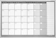 Magnetoplan Maandelijkse planner Plant Panel Cross-Format - 92x62.5cm - 7-daagse week