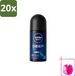 Nivea Men Deep Beat Déodorant Roller - 50 ml - 20 Pièces