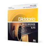 D'Addario EJ14 Akoestische Gitaarsnaren 80/20 Bronze Bluegrass 12-56 Set