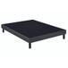 Epeda Sommier Tapissier Unic Bois Massif Gris Anthracite 120x190 Cm