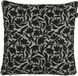 Mica Decorations Kelly Outdoor Kussen zwart - l45xb45xh10cm
