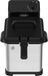 Equivera Poêle à beignets - Friteuse professionnelle - 4L - Inox