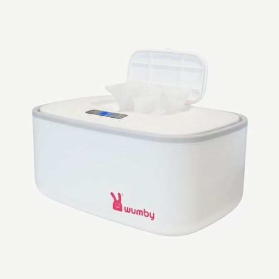 Wumby® Billendoekjesverwarmer - Verwarmde Billendoekjes Houder Baby - Wipe Warmer - Wipe Box - Tissue Box - White