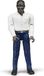 Bruder speelfiguur donker man met blauwe broek