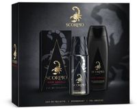 SCORPIO NOIR ABSOLU GESCHENKSET EAU DE TOILETTE 75 ML + DOUCHEGEL 250 ML + DEODORANT 150 ML