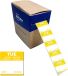 Avery-Zweckform Avery Etiketten HACCP dinsdag geel bedrukt in 5 talen 25x25 mm beschrijfbaar en afneembaar 1000 etiketten in dispenser