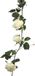 Bellatio Design Kunstbloem slinger rozen - 145 cm - wit