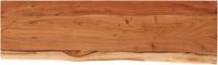 vidaXL Wandschap rechthoekig natuurlijke rand 90x30x3,8 cm acaciahout