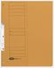 ELBA Smart Line 100551892 inhakenmappen half voordeksel 50 stuks met commerciële nieting van 250 g/m² karton geel