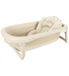 Konges Sløjd baignoire avec coussin pliable crème