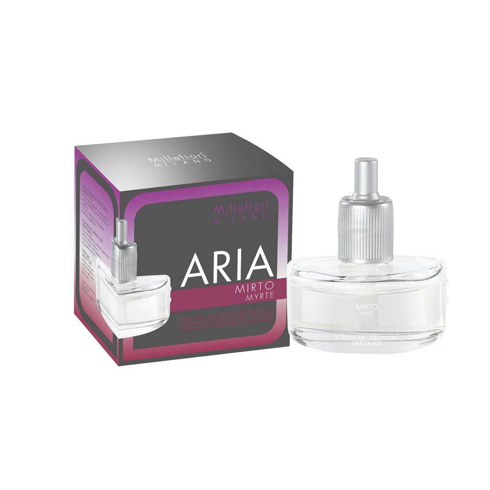 Millefiori Mirto Aria Fan Aroma Diffuser - Silver, Transparent
