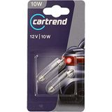 cartrend C10W Soffittenlamp, 2x, zilver