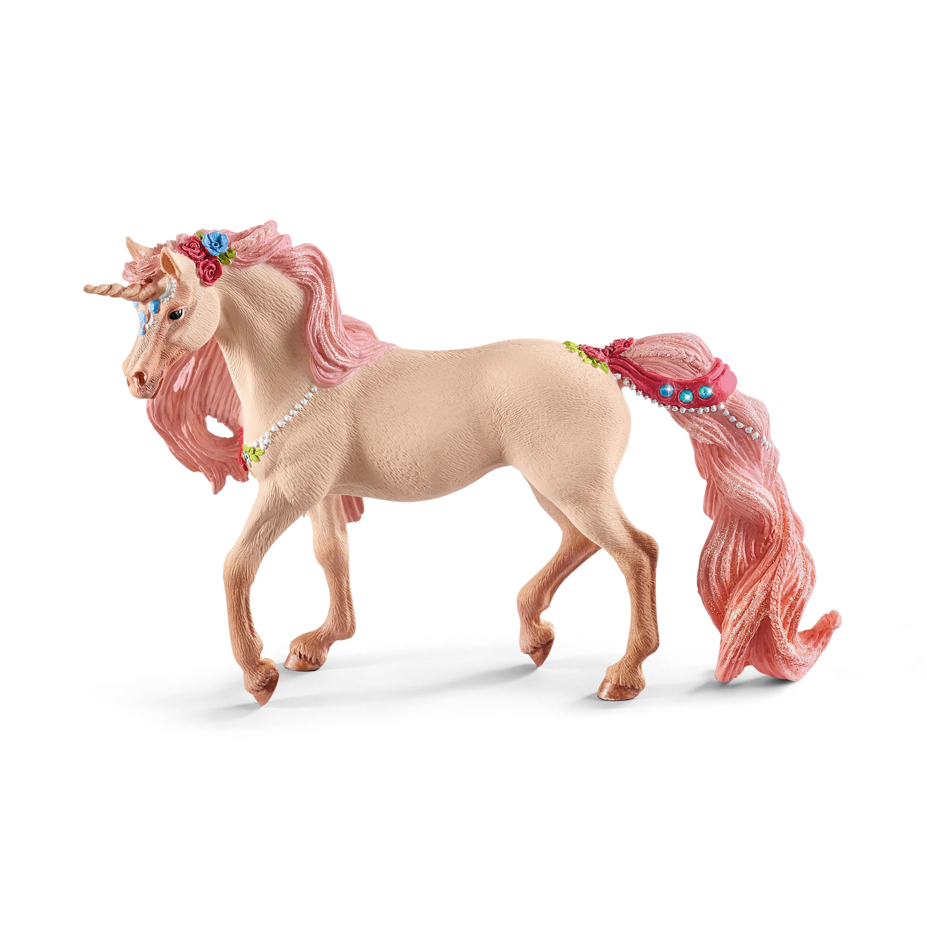 Schleich bayala Versierde eenhoorn, merrie - Speelgoedfiguur - Meerkleurig - 5-12 jaar