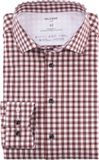 OLYMP Luxor 24/Seven Modern Fit chemise brique, carreaux