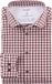 OLYMP Luxor 24/Seven Modern Fit Overhemd baksteenrood, Ruit