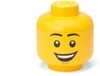 LEGO Opbergbox Happy Boy - Geel