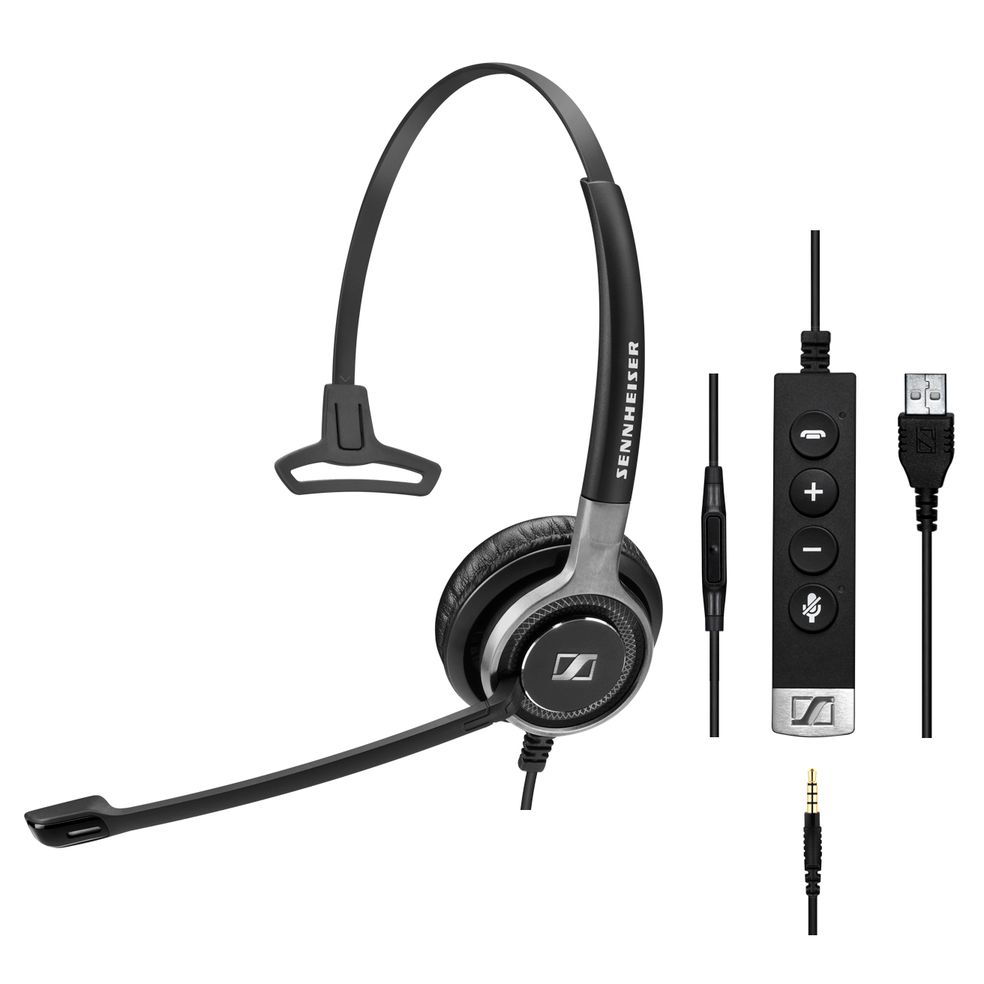 Sennheiser SC 635 USB - Headset - Mono - Bedraad - USB - Zwart/Grijs