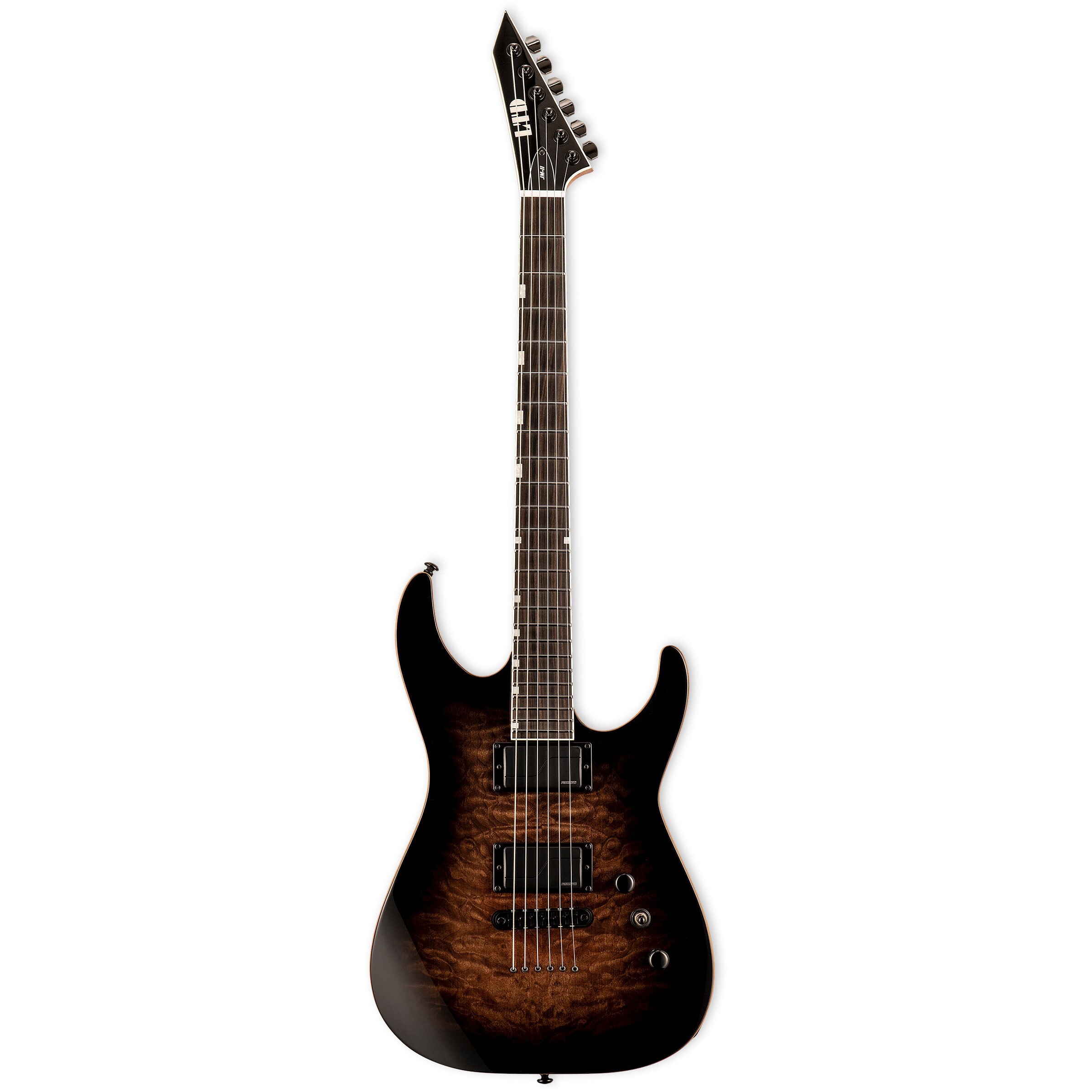 ESP LTD. Josh Middleton Signature JM-II Black Shadow Brown Burst