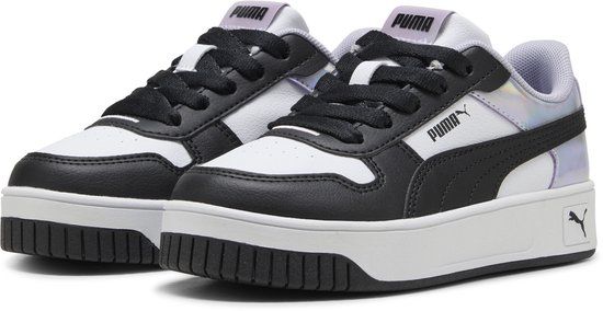 PUMA Carina Street Space Belle PS Meisjes Sneakers - PUMA White-PUMA Black-Lilac Crush