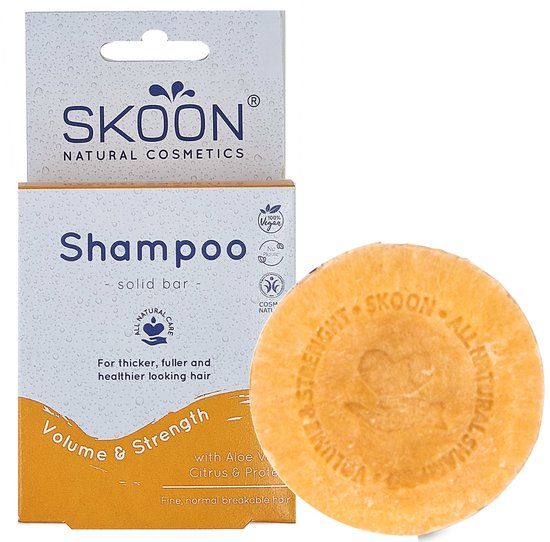 Skoon Solid Shampoo Volume & Strenght 90 gr - Volume Shampoo for All Hair Colors