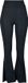 Urban Classics High Waist Rib Flared Dames Leggings - Zwart - 5XL