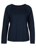 Calida DSW Balancing Long Sleeve Shirt Dunkelblau Modal Small Damen
