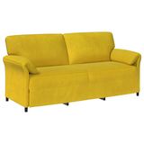 vidaXL 3-Zits Sofa Geel 198 x 83 x 95 cm Fluweel