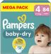 Pampers Baby-Dry Taille 4 Mega Pack - 84 pièces - 9/14 KG