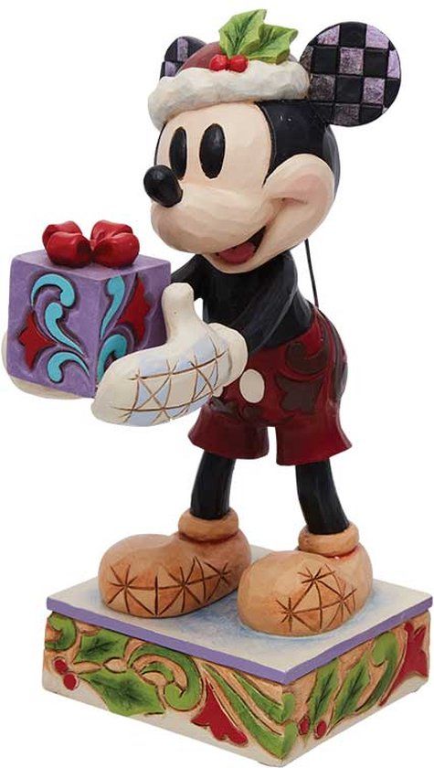 Disney Traditions Mickey Mouse Secret Santa Figurine by Jim Shore - 15 cm